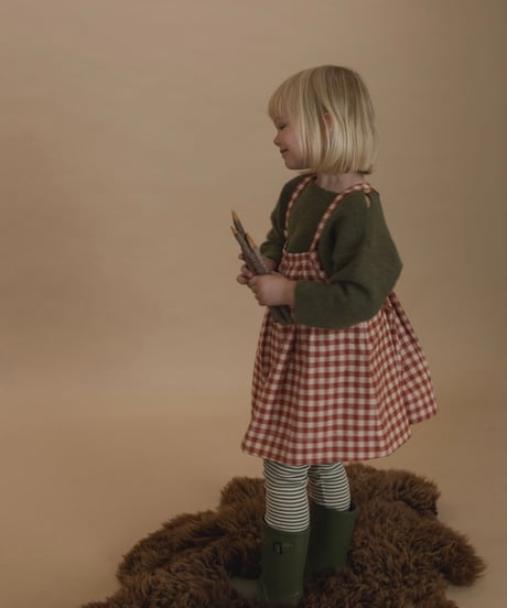 organic zoo - Paprika Gingham Tribe Skirt
