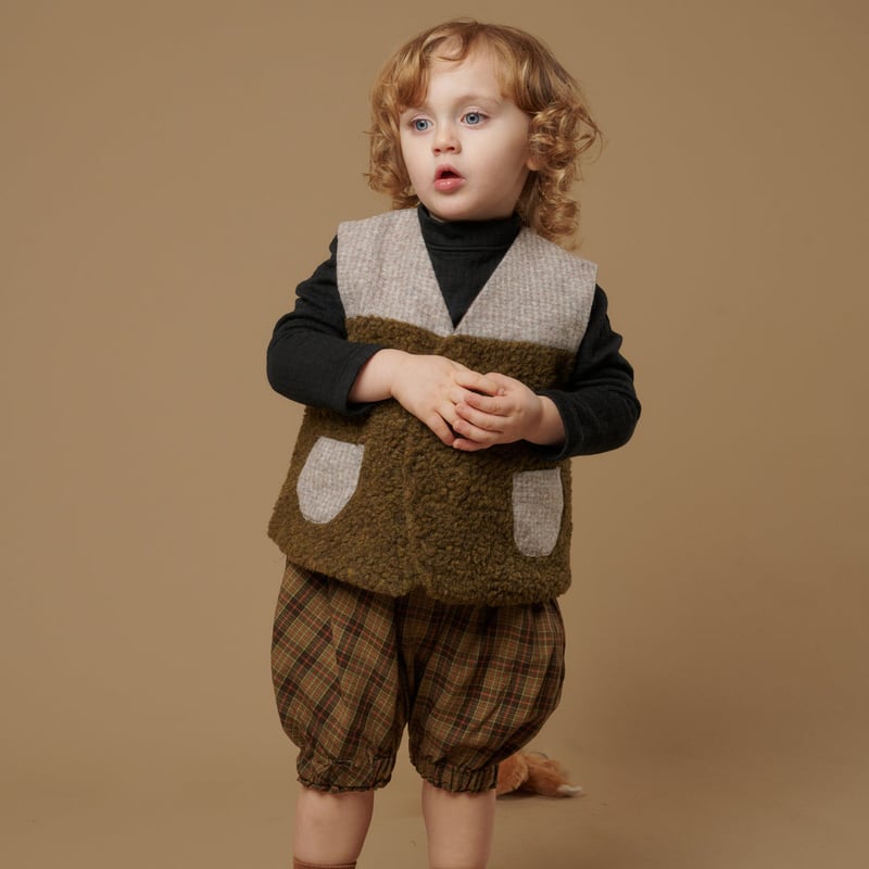 ボトムス HELLO LUPO Dalston Blommers Brown D HELLO LUPO - Dalston Bloomers - Brown D | UANDEL