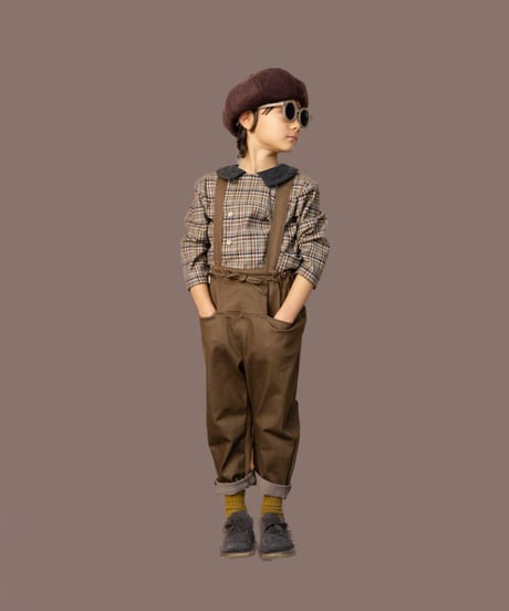 HELLO LUPO - Lupo Jeans / brown denim (18m〜5y size)