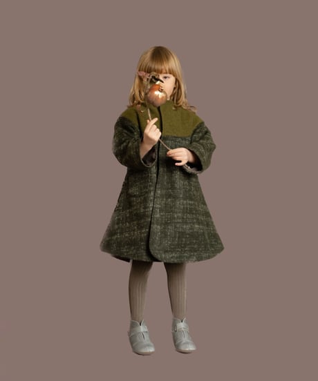 HELLO LUPO - Bell coat / marble green
