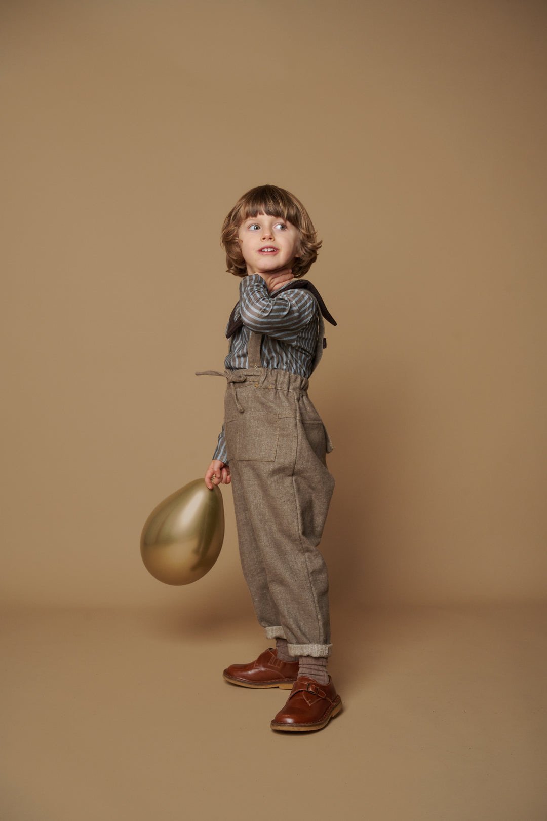 ボトムス HELLO LUPO Brooks Trousers Brown HELLO LUPO - Brooks Trousers | UANDEL