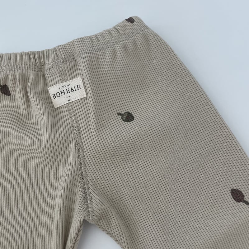 STUDIO BOHEME PARIS -LEGGINGS ROM POM ラスト6y | U
