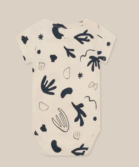 organic zoo - Capri Undyed Cotton Short Sleeve Bodysuit