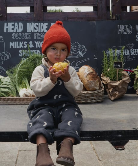 organic zoo - Charcoal Midnight Dungarees