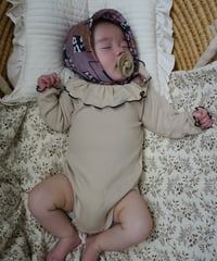 U andel - mellow collared romper (ivory)