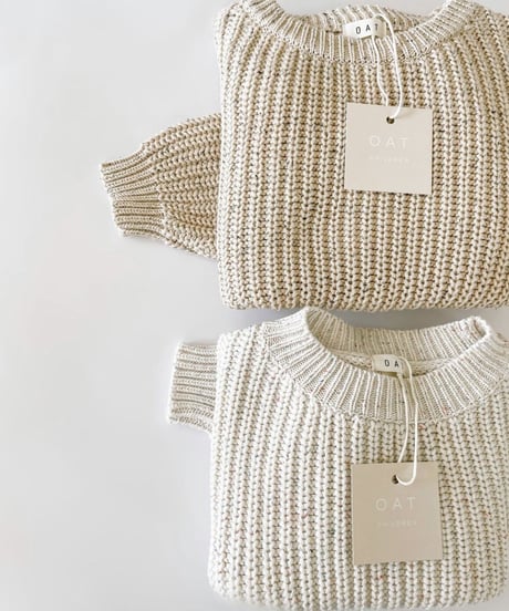 OAT - ‘Oat Fleck’ Chunky Knit