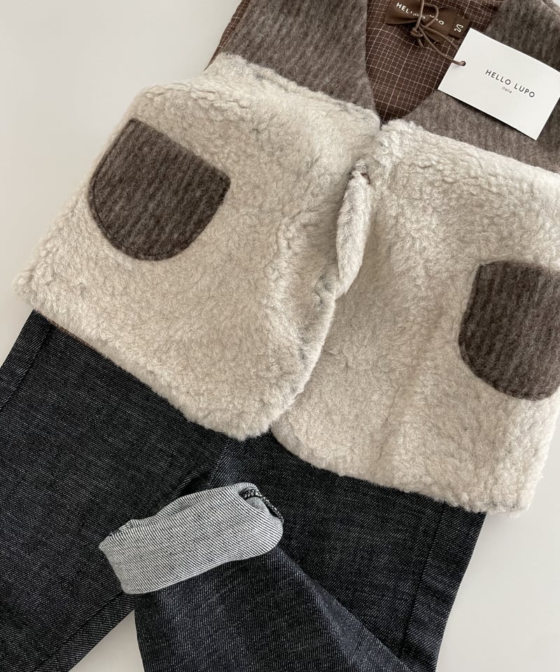 予約販売商品】HELLO LUPO - Cappuccino Trousers (blue