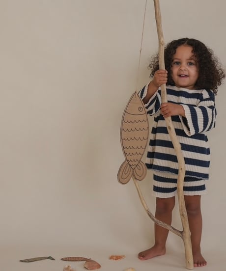 organic zoo -  Sailor Stripes Knitted Shorts