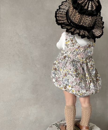 son and daughter - LEILA FLORAL ROMPER