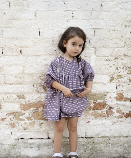 HELLO LUPO - Viola Blouse (Lilac quadri)