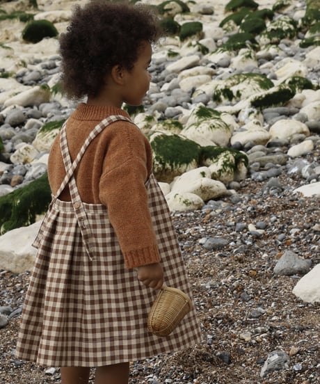 organic zoo - Chestnut Gingham Tribe Skirt