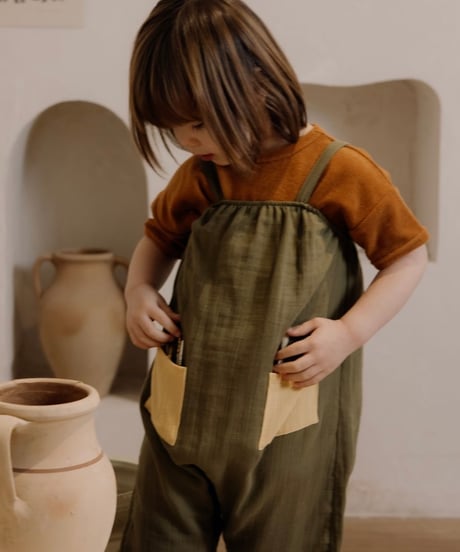 organic zoo - Olive Artisan Jumpsuit
