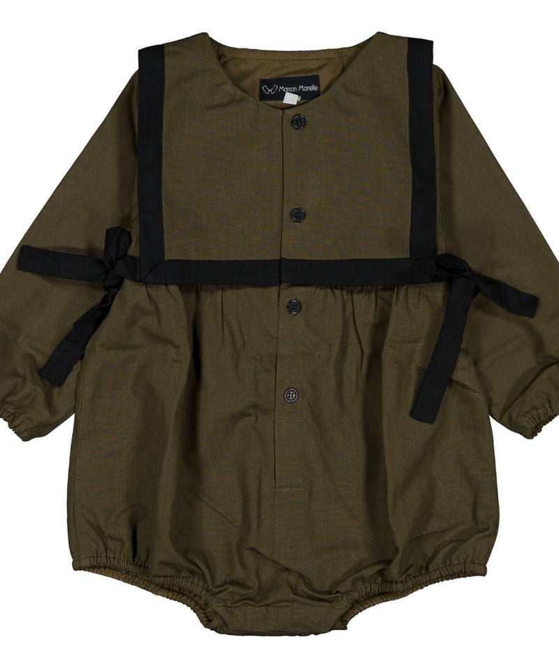 予約販売商品】 Maison Marelle - Romper ALMA - green |
