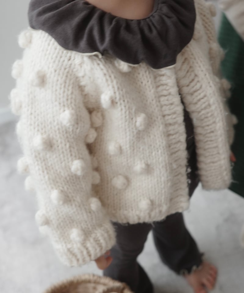 THE BLUEBERRY HILL - Popcorn Cardigan Cream |