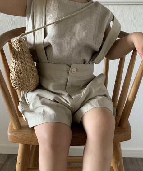son and daughter - MARU LINEN TOP