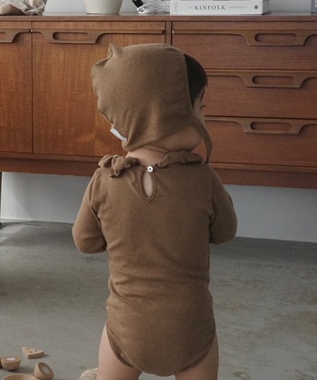 UANDEL - Mellow Collared Romper (Camel Brown)