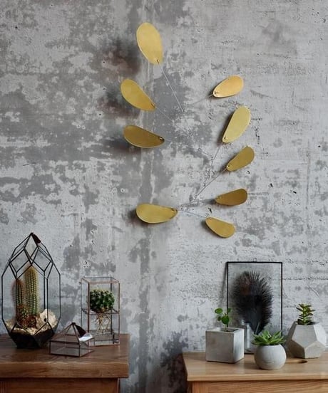 【予約販売商品】Kinetic Levi - Dolly Brass hanging kinetic mobile