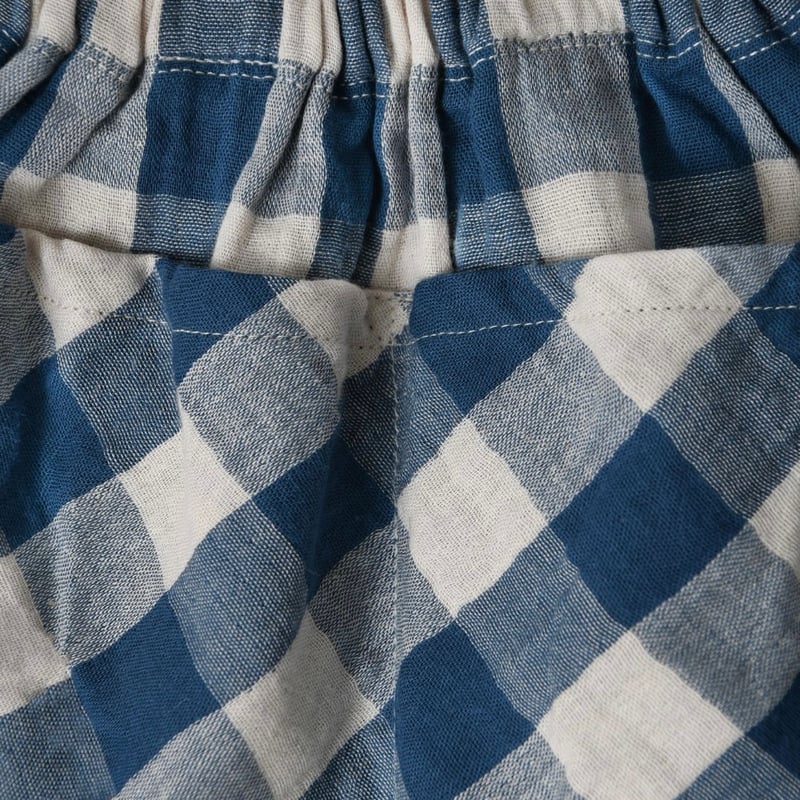 organic zoo - Pottery Blue Gingham Maker Crossb