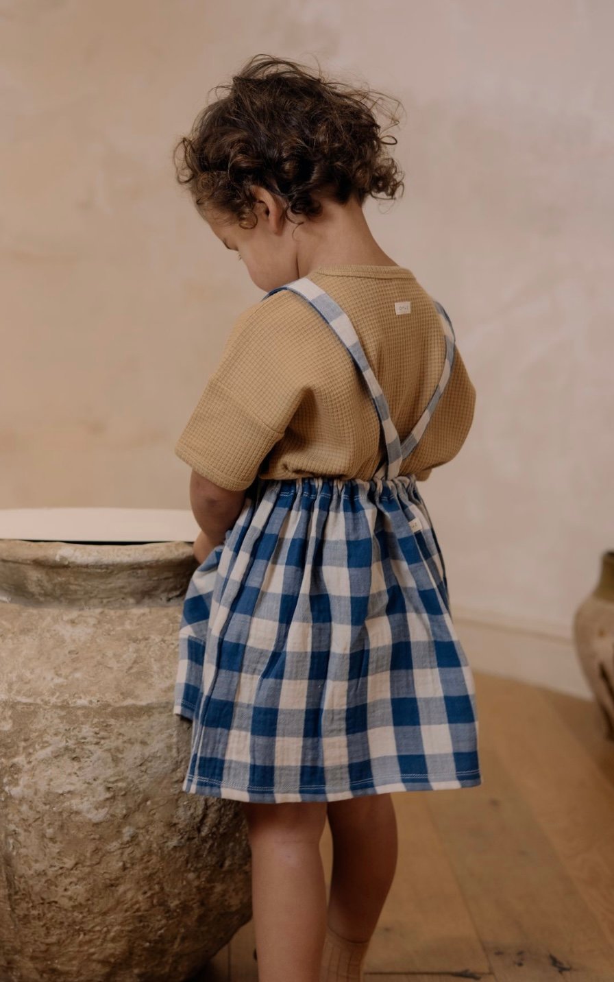 organic zoo - Pottery Blue Gingham Maker Crossb