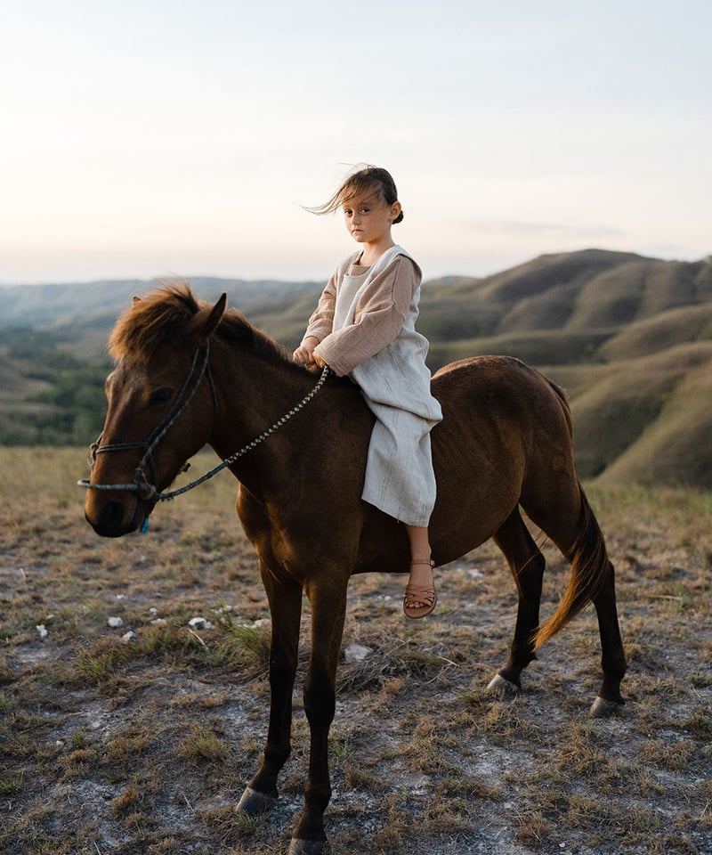 son and daughter - RUMI LINEN JUMPSUIT | UANDEL