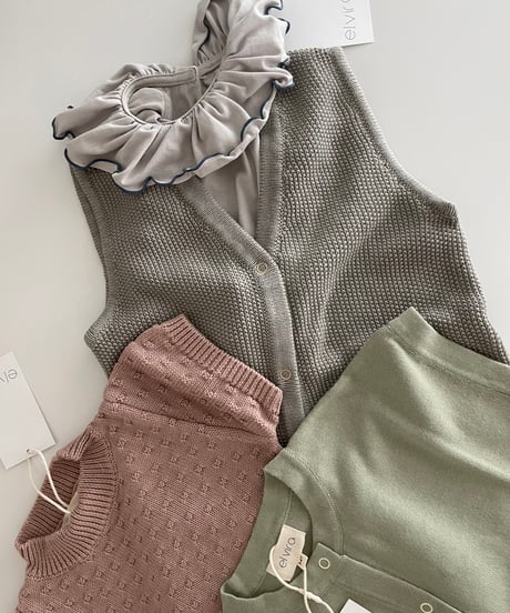el.vira -  Knit Short Sleeve Snap Shirt | Pastel Green