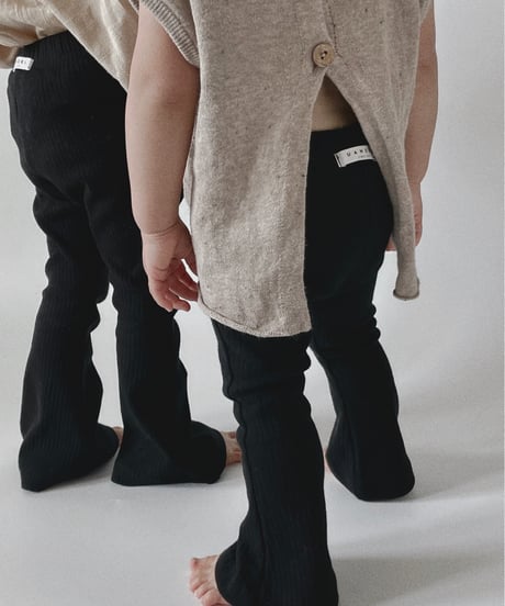 U ANDEL - flare pants (Black)