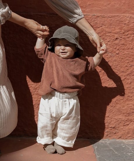 organic zoo - Olive Terry Bucket Sun Hat (ラスト1-2y)
