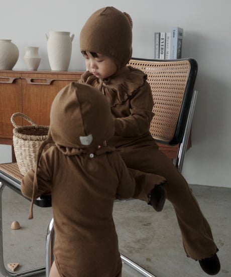 UANDEL - Mellow Collared Romper (Camel Brown)