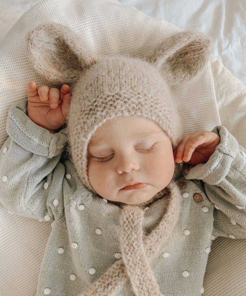 Kiddy Stuff - Mouse Hat Light Beige | U andel Kiddy Stuff - Mouse Hat Light Beige | U andel