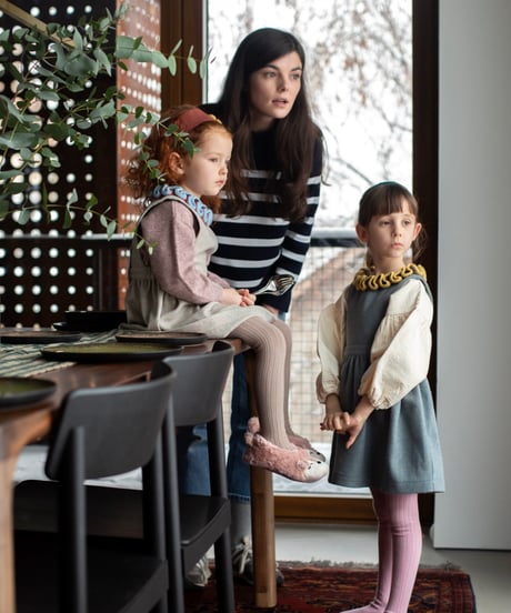 Kalinka - Liana Pinafore Chalk