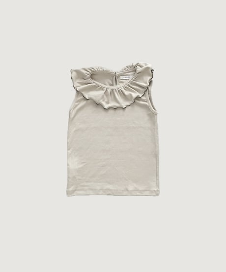UANDEL - mellow collared tank tops(ivory)