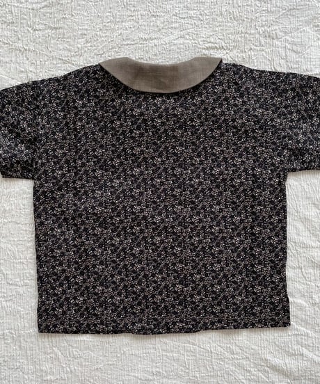 HELLO LUPO - Sou Shirt (Fiori nero)