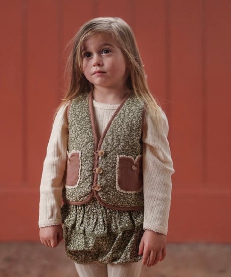 Little Cotton Clothes - Bay Waistcoat Combe Floral