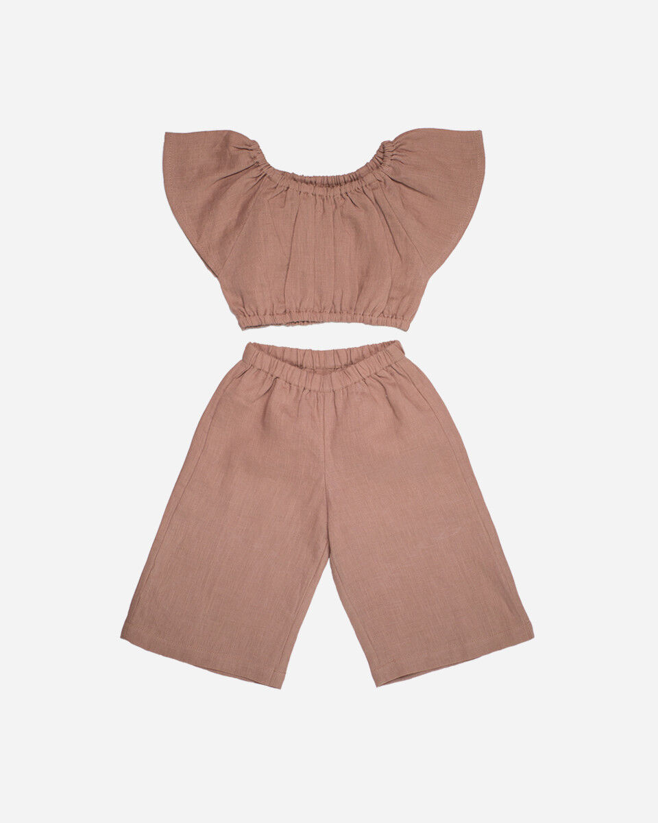 【お値下げしました】son and daughter ⭐︎ セットアップ / 2y son and daughter - SILA LINEN SETS | UANDEL