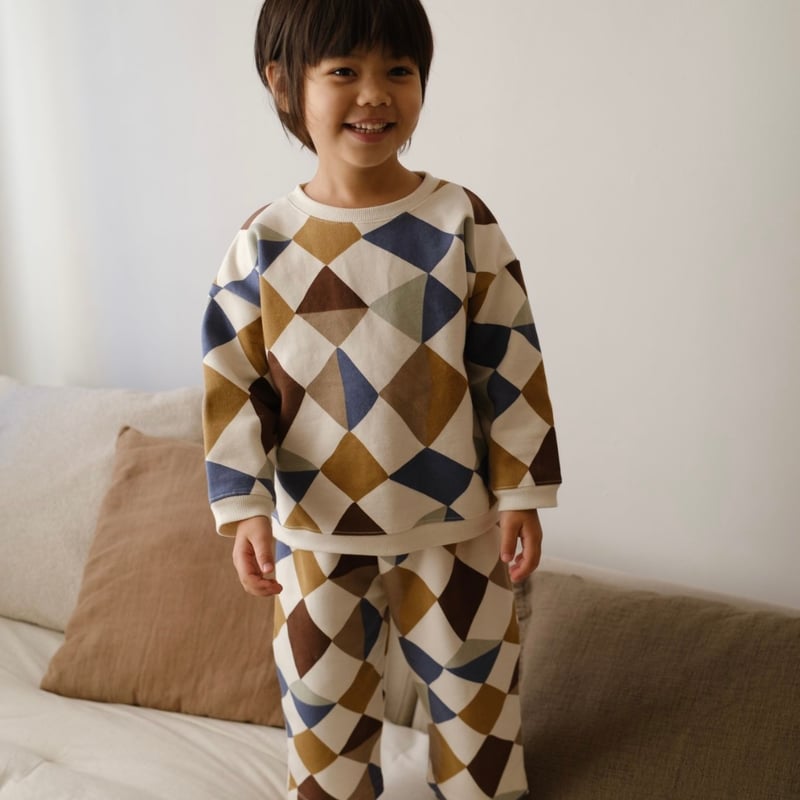 organic zoo - Kite Patchwork Sweatshirt Undyed