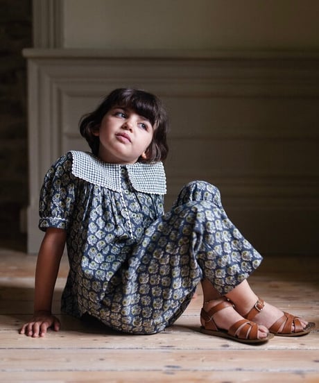 Little Cotton Clothes - Lara Blouse Thistle Floral