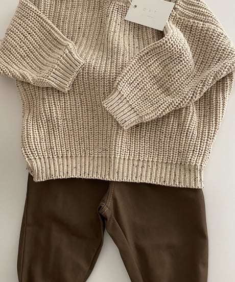 HELLO LUPO - Lupo Jeans / brown denim (18m〜5y size)