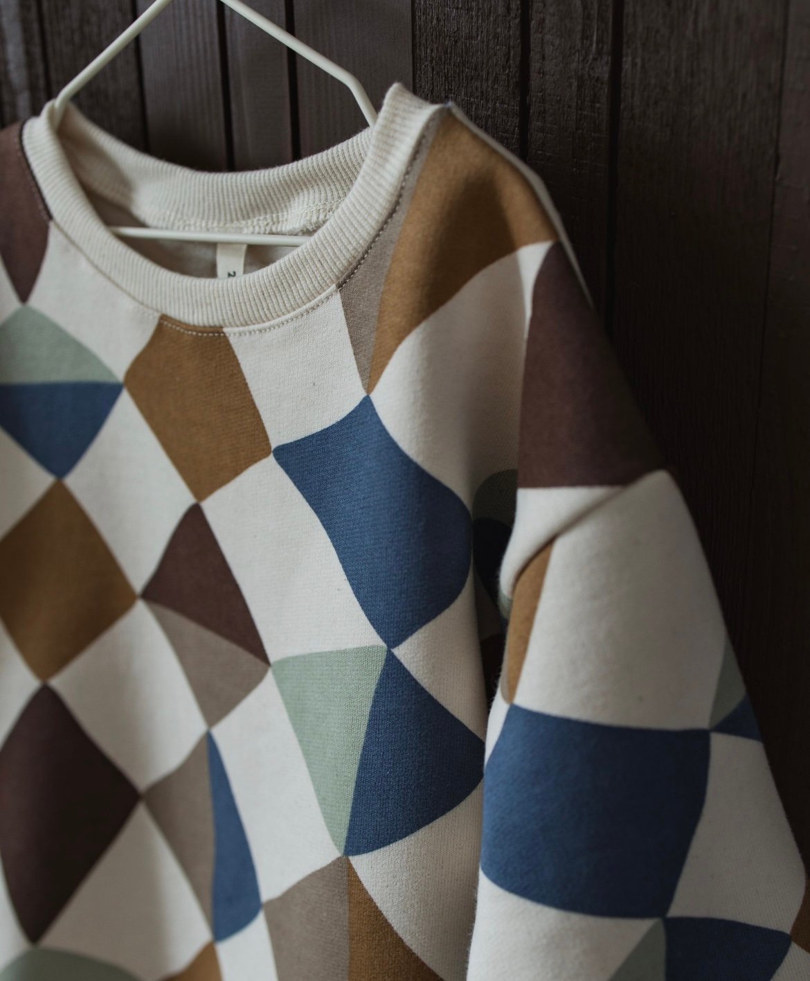organic zoo - Kite Patchwork Sweatshirt Undyed
