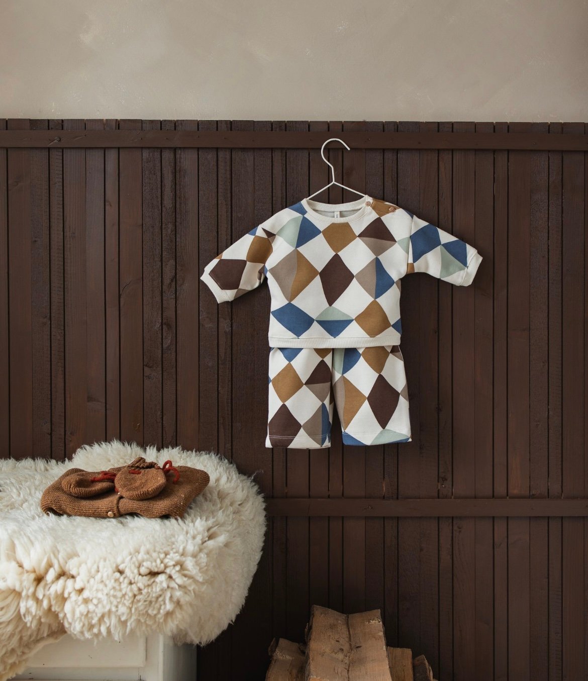 organic zoo - Kite Patchwork Sweatshirt Undyed