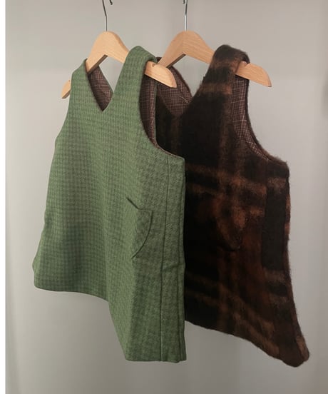 HELLO LUPO - Apron Skirt - Pine Tree