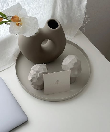 cooee design - TRAY CIRCLE 30X2CM SAND