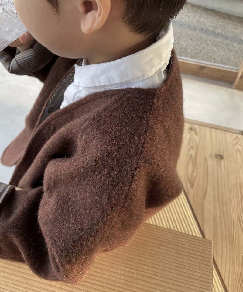 コート HELLO LUPO  Kimono Coat brown 4-5y HELLO LUPO】Kimono Coat - Chestnut – chu chu CHUPETERIA