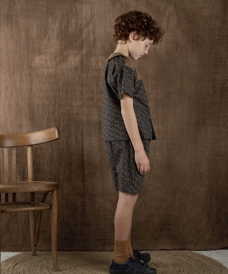 HELLO LUPO - Sou Shirt (Fiori nero)