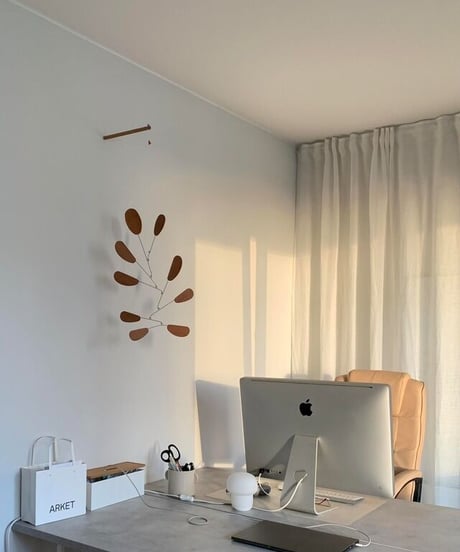 【予約販売商品】Kinetic Levi - Dolly Wood hanging kinetic mobile