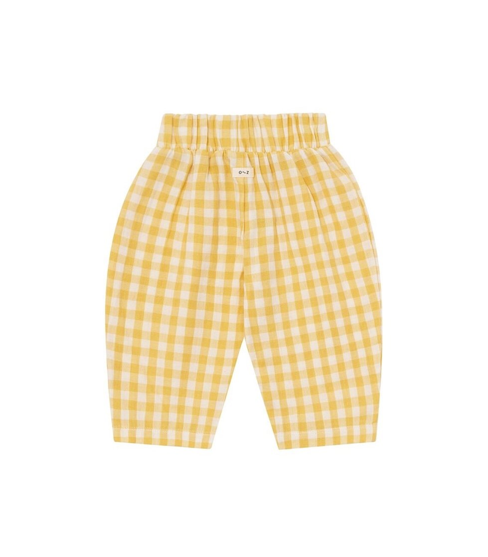 organic zoo - Honeycomb Gingham Fisherman Pants