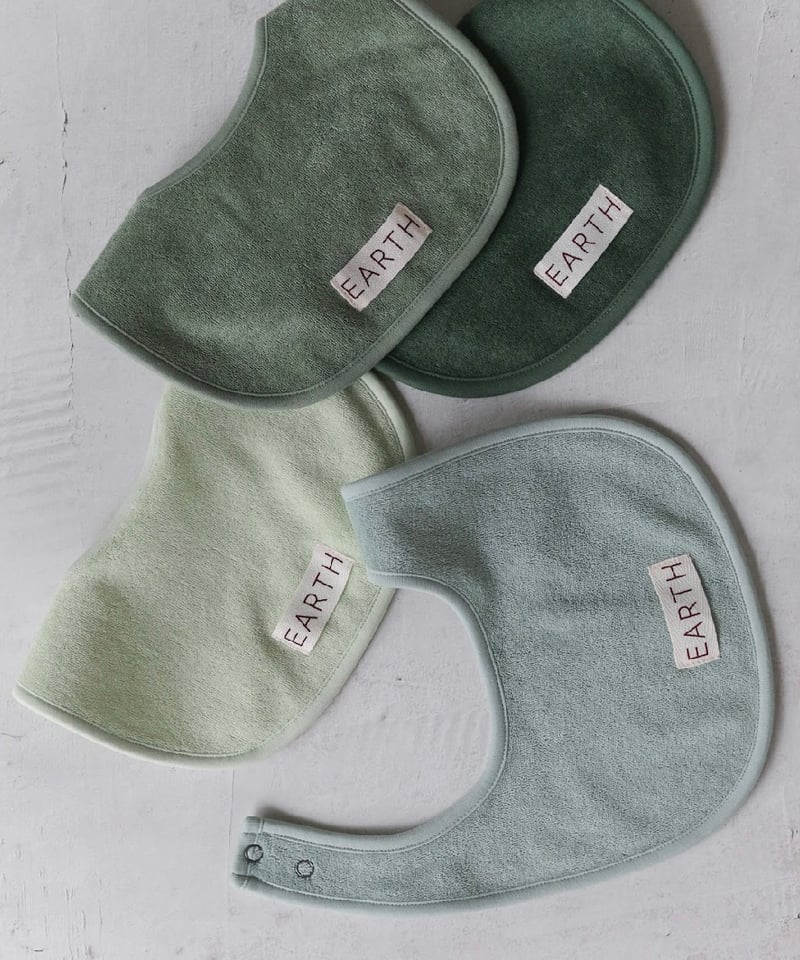 予約】EARTH THE ARCHIVE - Organic Bib (11カラー) | U