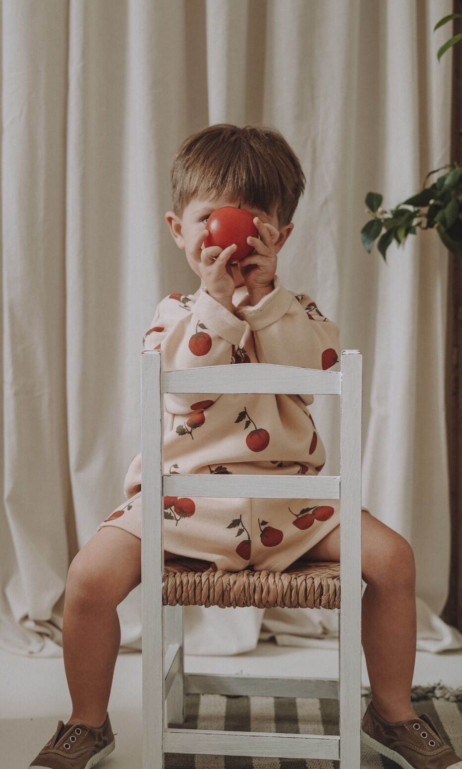 organic zoo tomato スウェット3-4y organic zoo tomato