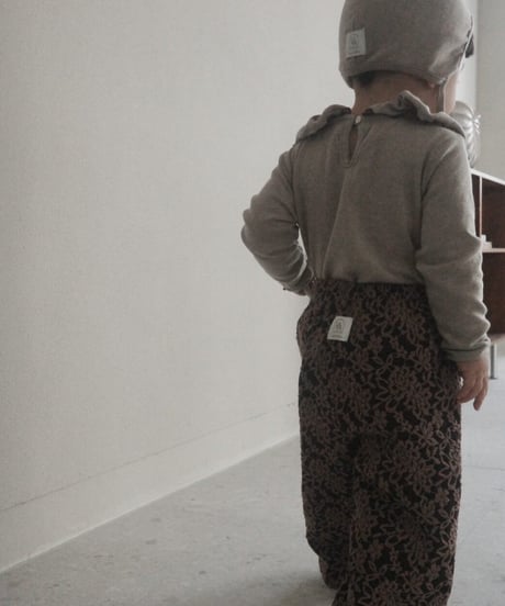 【adult予約販売商品】UANDEL - Vintage Floral Lace Pants