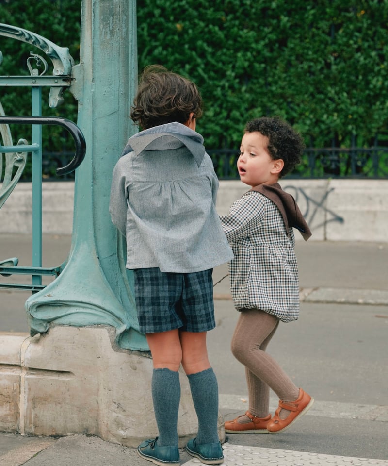 予約販売商品】 Maison Marelle - Romper CAMBON - brown