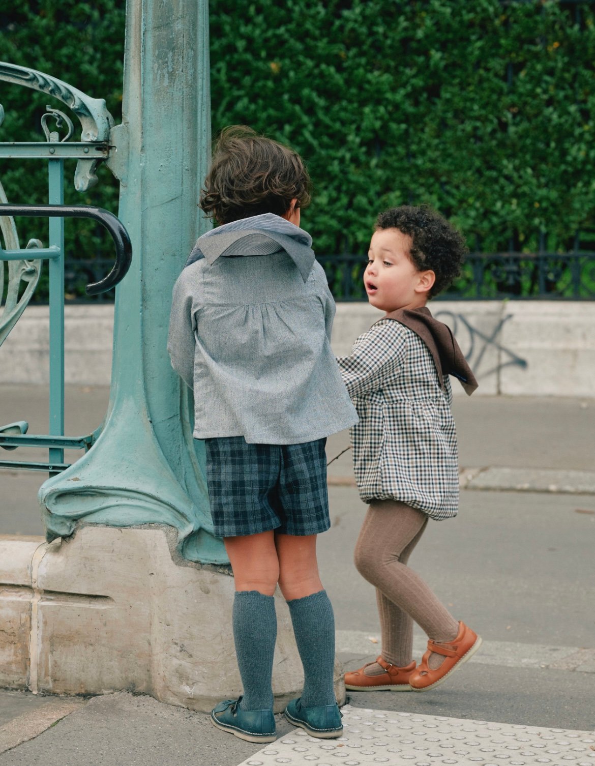 予約販売商品】 Maison Marelle - Romper CAMBON - brown